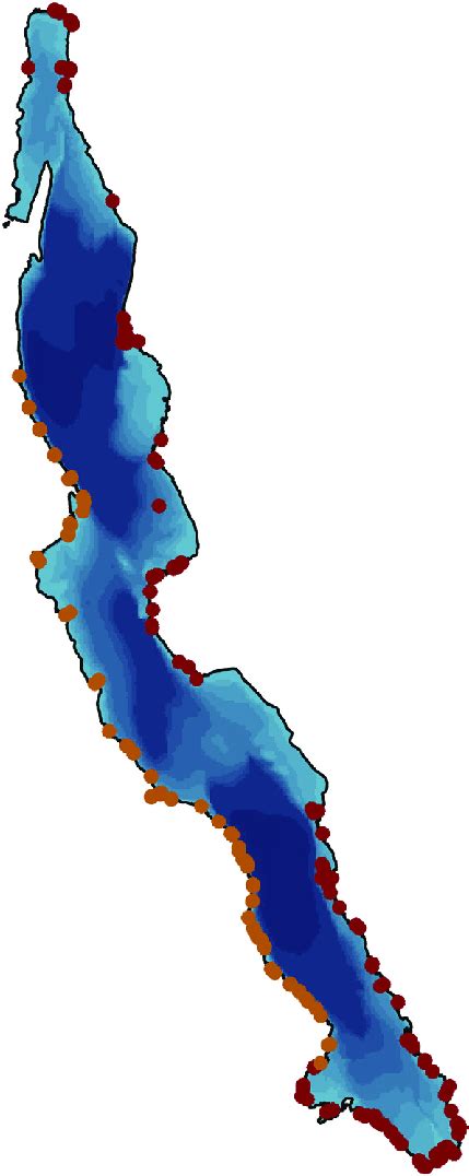 Drainage patterns reveal africa's variable climate. Map of Lake Tanganyika with indicated localities visited for collection... | Download Scientific ...