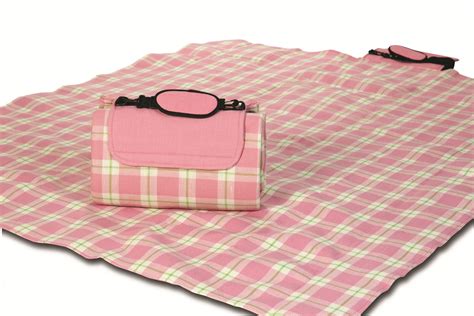Cute Mega Mat Folded Picnic Blanket With Shoulder Strap 48 X 60 Pink Sherbert Picnic