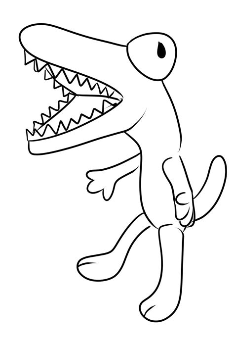 A Cartoon Alligator With Its Mouth Open
