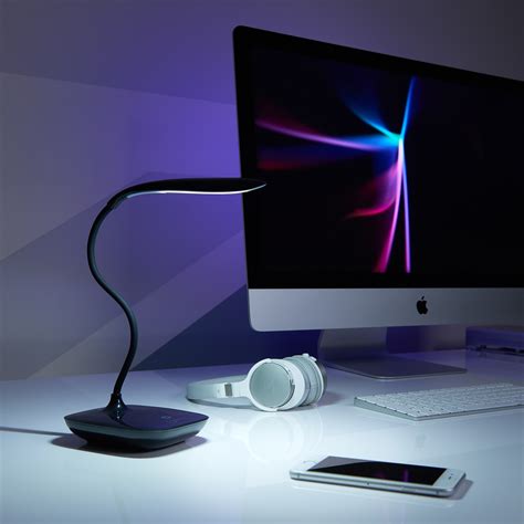 Auraglow Wireless Cordless Rechargeable Flexible Led Desk Reading Lamp