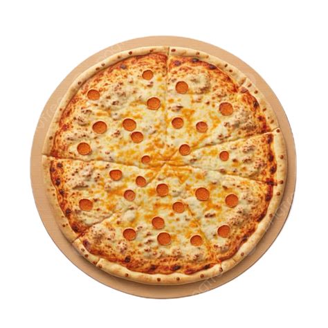 Comida Deliciosa De Pizza De Queijo Transparente No Fundo Branco Png