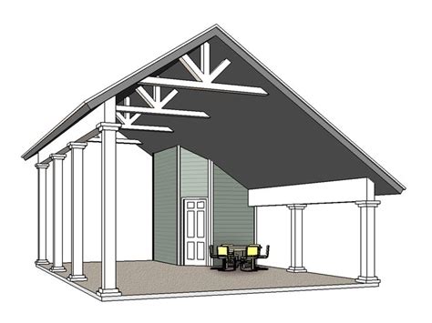 You will need to pay attention to detail, since it is easy to build a carport which is too flimsy and prone to damage. Carport Plans | RV Carport Plan Accommodates Pop-Outs # 006G-0164 at www.TheGaragePlanShop.com