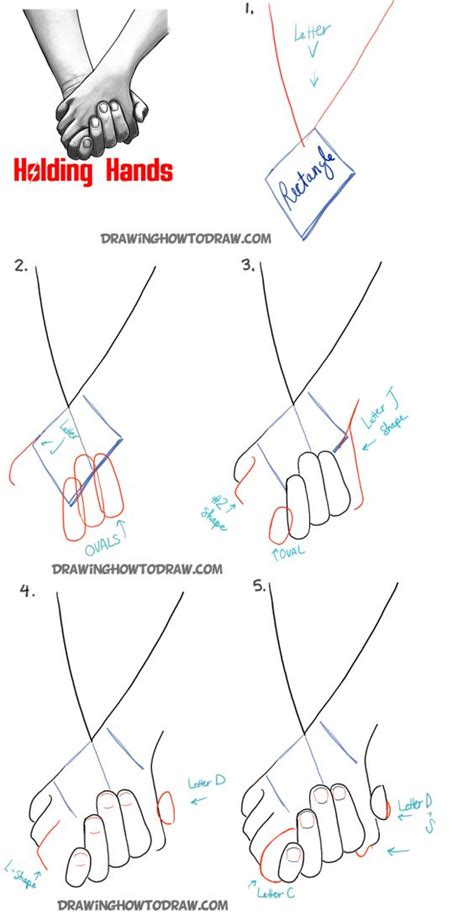 Kids and beginners alike can now draw great looking. Here are the Steps to drawing two people holding hands ...