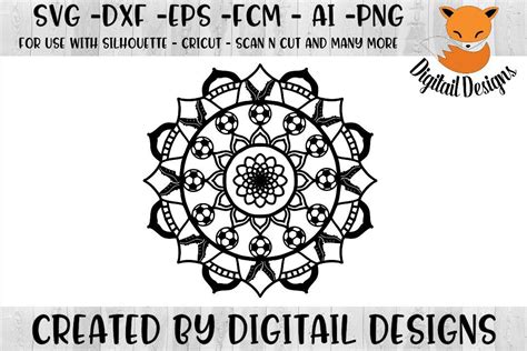 Download Cricut Cutie Mandala Svg Printable - SVG Layered