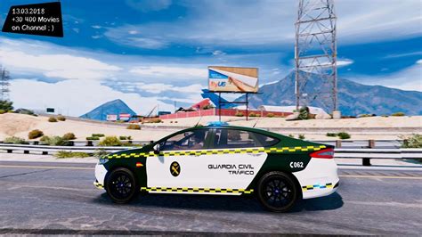 Ford Mondeo Guardia Civil Trafico Nueva Rotulacion Grand Theft Auto V