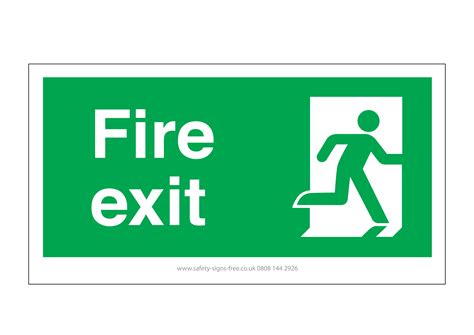 Free Printable Emergency Exit Signs Free Printable Templates