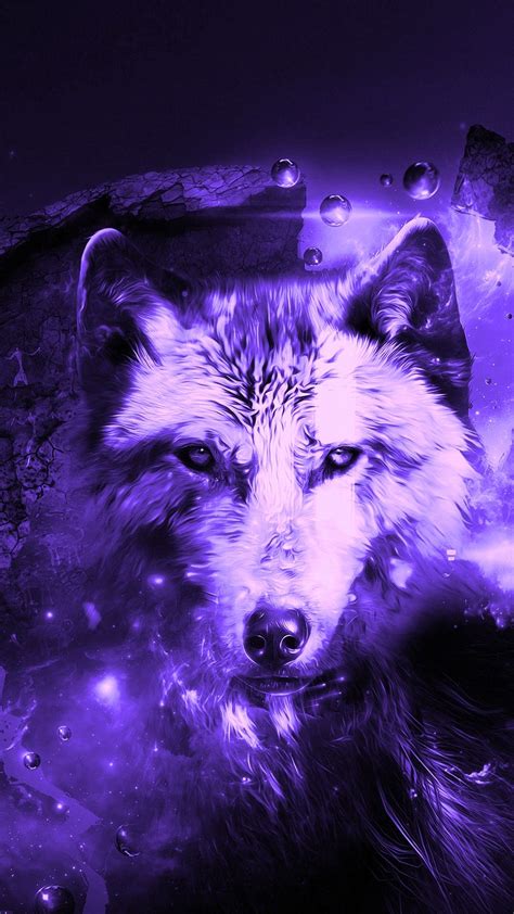 Purple Wolf Wallpaper 4k Wolf Wallpapers Backgrounds Images