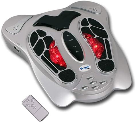 Power Legs Vibration Plate Foot Massager Platform With Acupressure Heads Multi Setting Electric