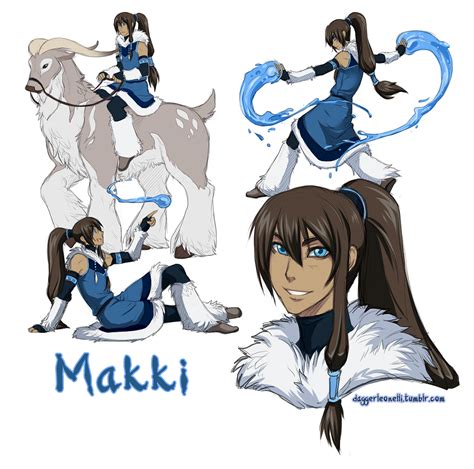 Waterbender Oc Makki By Majime On Deviantart Avatar Cartoon Avatar