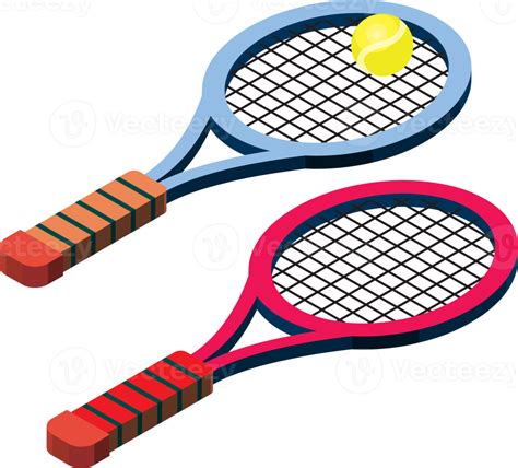 Free Tennis Illustration In 3d Isometric Style 14375944 Png With