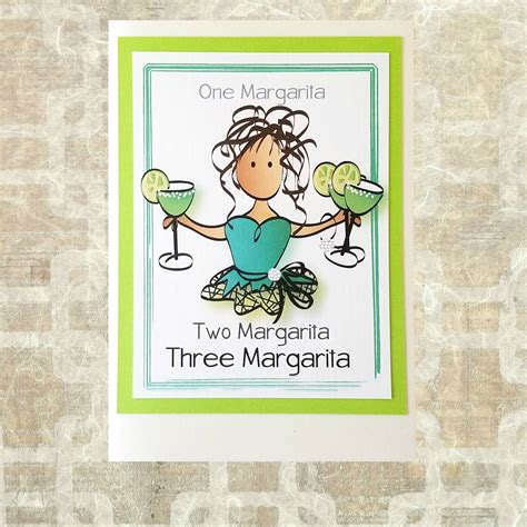 Margarita Birthday Card For Her Happy Birthday Drinking Card Etsy Sweden