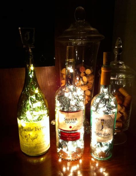 20 Creative Diy Wine Bottle Ideas Homemydesign Diy Bottle Lamp Diy