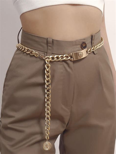 Metal Chain Belt In Chain Belt Outfit Chain Belt Fashion