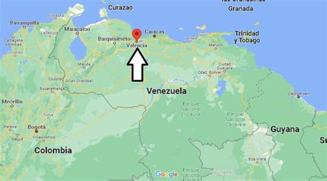 ¿dónde Está Valencia Venezuela Mapa Valencia Venezuela ¿dónde