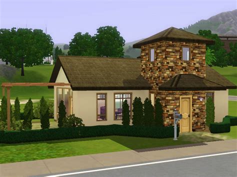 You can find the 'my house designs' page here, more designs will be added when i create them. 21 Beautiful Sims 3 Small House Ideas - Home Building Plans | 80860