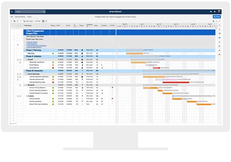 Project Plan Template Smartsheet