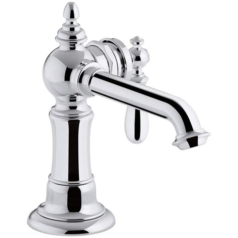 Installing a new bathroom faucet is a simple and affordable way to breathe new life into your bathroom. KOHLER Artifacts Single Hole Single-Handle Bathroom Faucet ...