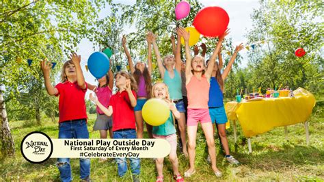 National Play Outside Day First Saturday Of Every Month National Day Calendar