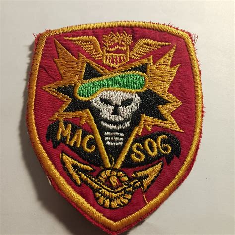 Macv Sog Us Military Assistance Advisory Saigon Vietnam War Patch 23oc
