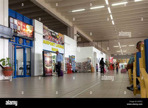 Terminal Shops And Passengers At Kotoka International Airport Accra