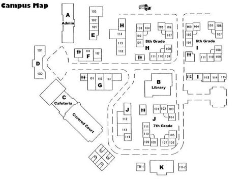 Middle School Building Map
