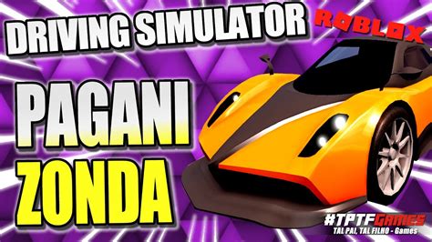 Ganhei O Zonda Pagani No Driving Simulator Do Roblox 4k Youtube