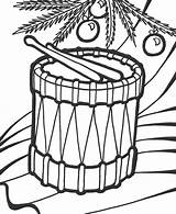Coloring Drums Drum Djembe Template African Africa sketch template