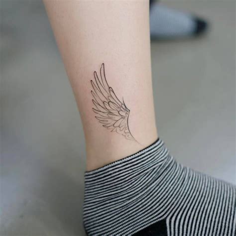 Image Result For Ankle Wing Tattoo With Images Tattoos
