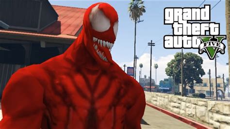 Gta 5 Red Venom Carnage Bloody Venom Mod Pc Mods Gameplay