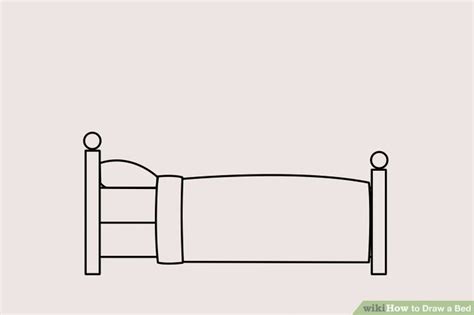 Drawn Bed Outline Pencil And In Color Drawn Bed Outline Good Ideas