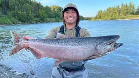 Epic Alaska King Salmon Fishing Hardest Fighting Fish Youtube