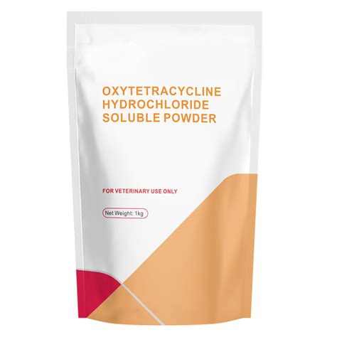 China 50 Oxytetracycline Hydrochloride Soluble Powder For Chickens