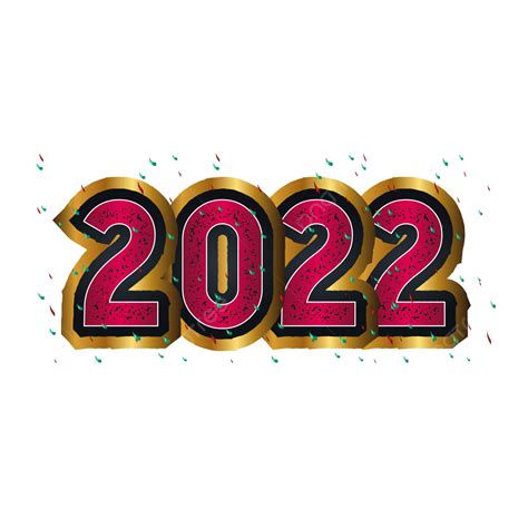 2022 Efecto De Texto 3d Vector Png Png 2022 3d 3d 2022 Png Y Vector