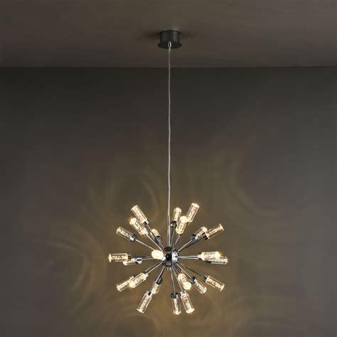 Free shipping on orders over $35. Hubble Modern Chrome Effect Ceiling Light | Departments ...