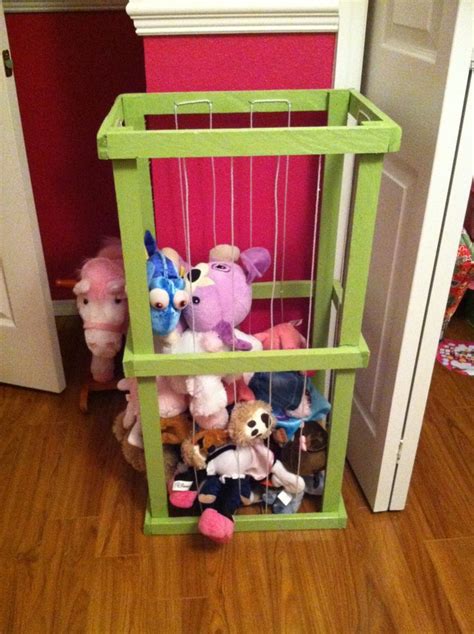 Easy diy stuffed animal storage you can build in an hour or two. Stuffed animal storage - You Pick Color. $23.50, via Etsy ...