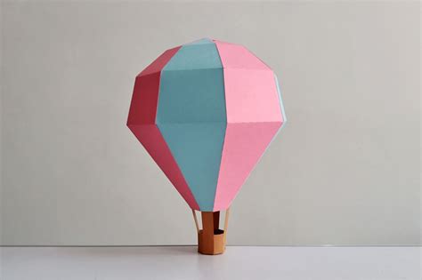 Diy Hot Air Balloon 3d Papercraft By Paper Amaze Thehungryjpeg