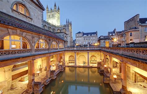 The Roman Baths Of Bath Unique Places Around The World Worldatlas