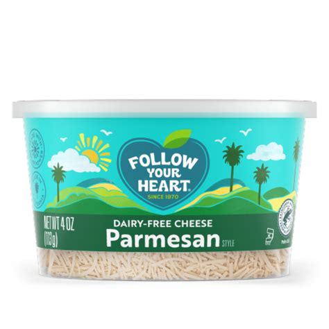 Follow Your Heart Dairy Free Parmesan Style Shredded Cheese Alternative 4 Oz Fred Meyer