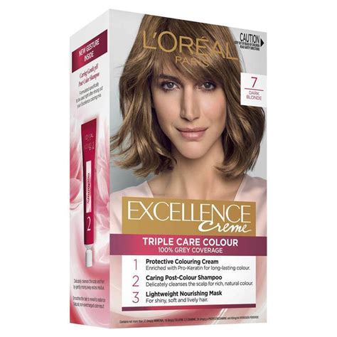 Buy Loreal Excellence Creme 7 Dark Blonde Hair Colour Online At