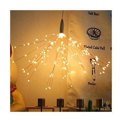 2 Packs Led Fairy Lights Dimmable Hanging Remote Control String