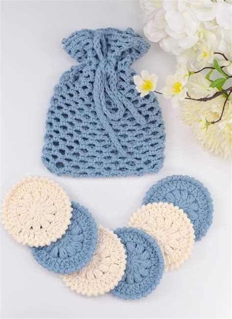 Crochet Face Scrubbie Pattern Mesh Bag By Zamiguz