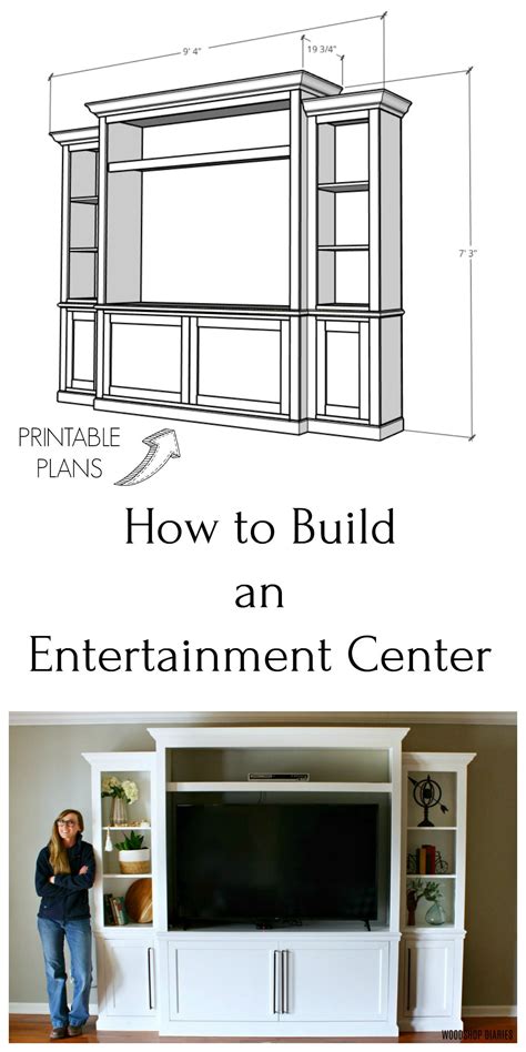 How To Build A Diy Entertainment Center Artofit