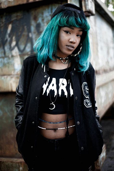 Black Goth Girls Black Girl Aesthetic Black Goth Alternative Fashion