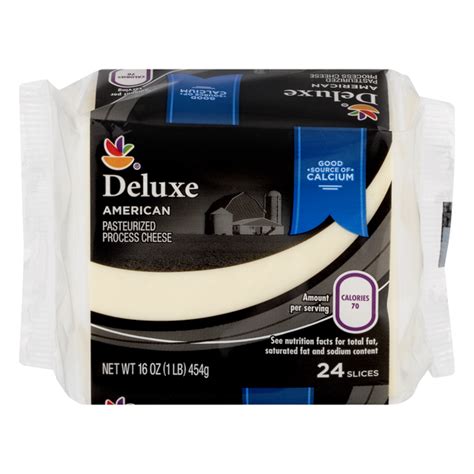 Save On Our Brand Deluxe American Cheese White Slices Ct Order