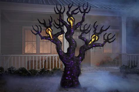 Home Depot Is Selling An 8 Foot Spooky Light Up Ghost Tree You Can Put