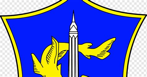 Blue White And Yellow Logo Surabaya Joliet Logo Symbol Coat Of Arms