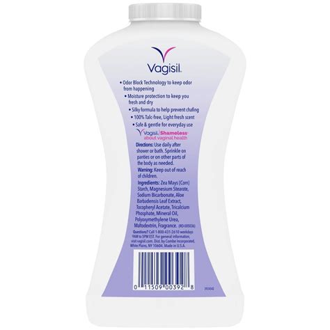 Vagisil Deodorant Powder With Odor Block Protection 8 Oz Shipt