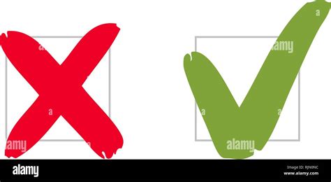 Do And Dont Pros And Cons Check Marks Sign Vote Voting Vector Stock