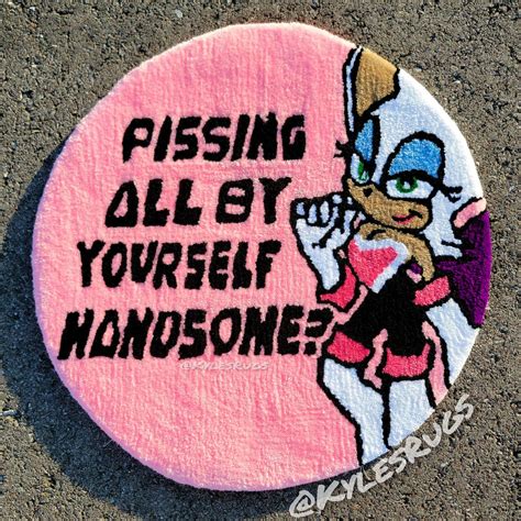 Rouge The Bat Pissing All By Yourself Handsome Etsy Österreich