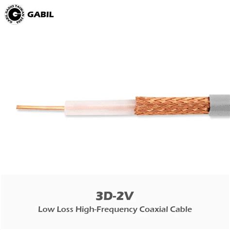 3d 2v hot low attenuation coaxial cable for two way radio